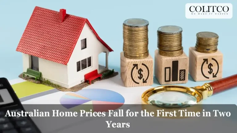 Australian Home Prices Fall for the First Time in Two Years