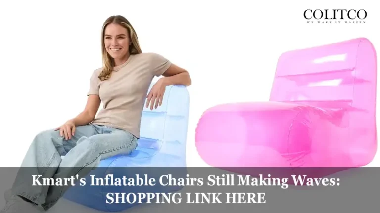 Kmart's Inflatable Chairs Still Making Waves: SHOPPING LINK HERE