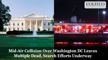 Mid-Air Collision Over Washington DC Leaves Multiple Dead, Search Efforts Underway