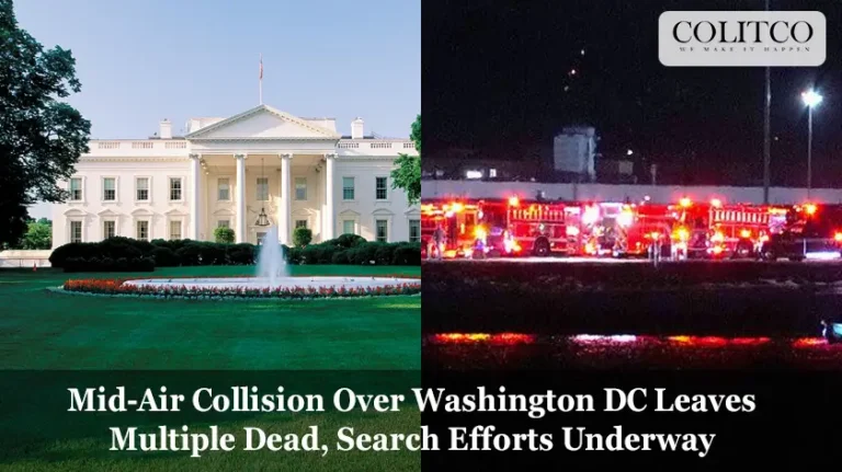 Mid-Air Collision Over Washington DC Leaves Multiple Dead, Search Efforts Underway
