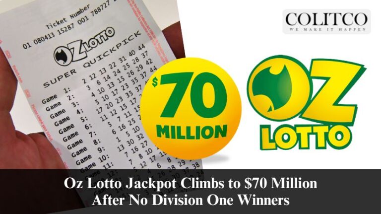 Oz Lotto Results $70 Million Up for Grabs