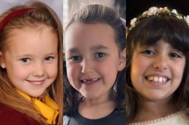 Elsie Dot Stancombe, aged 7, Bebe King, aged 6, and Alice Dasilva Aguiar, aged 9, were killed in the stabbing incident. (Collected From: ABC News)