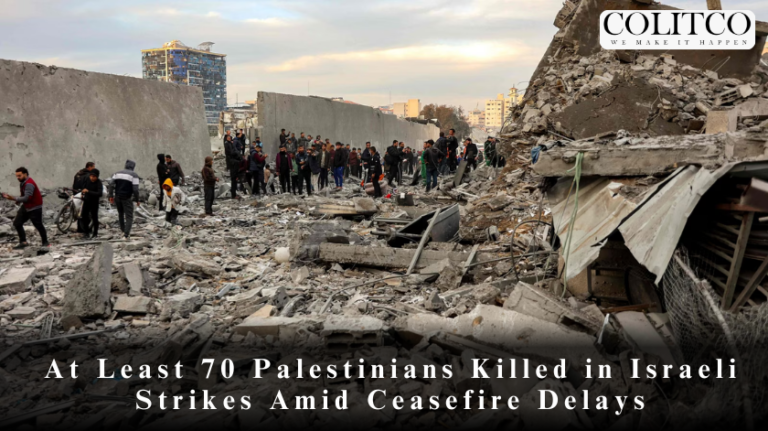 At Least 70 Palestinians Killed in Israeli Strikes Amid Ceasefire Delays