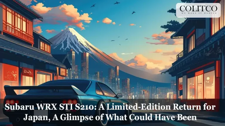 Subaru WRX STI S210: A Limited-Edition Return for Japan, A Glimpse of What Could Have Been