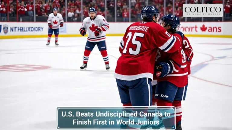 U.S. Beats Undisciplined Canada to Finish First in World Juniors