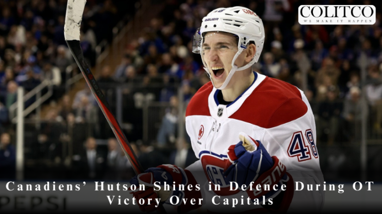 Canadiens’ Hutson Shines in Defence During OT Victory Over Capitals