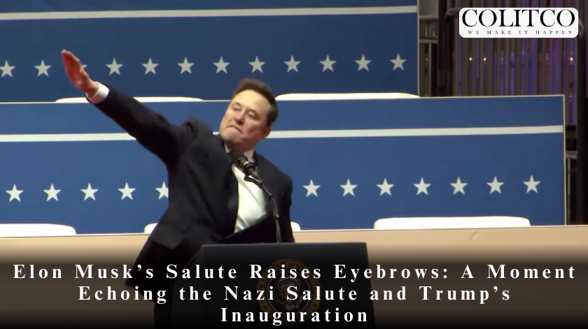 Elon Musk’s Salute Raises Eyebrows: A Moment Echoing the Nazi Salute and Trump’s Inauguration