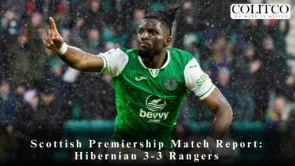Scottish Premiership Match Report: Hibernian 3-3 Rangers