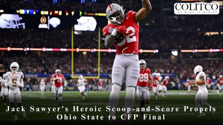 Jack Sawyer's Heroic Scoop-and-Score Propels Ohio State to CFP Final
