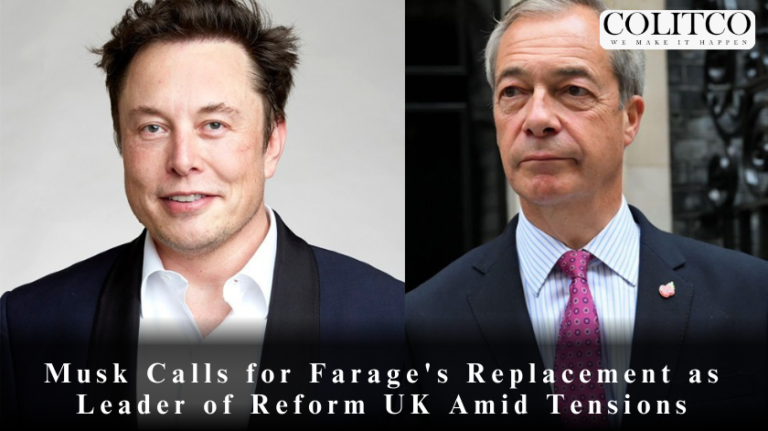 Musk Calls for Farage's Replacement as Leader of Reform UK Amid Tensions
