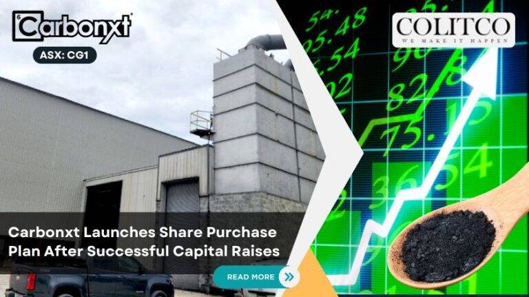 Carbonxt Launches Share Purchase Plan After Successful Capital Raises