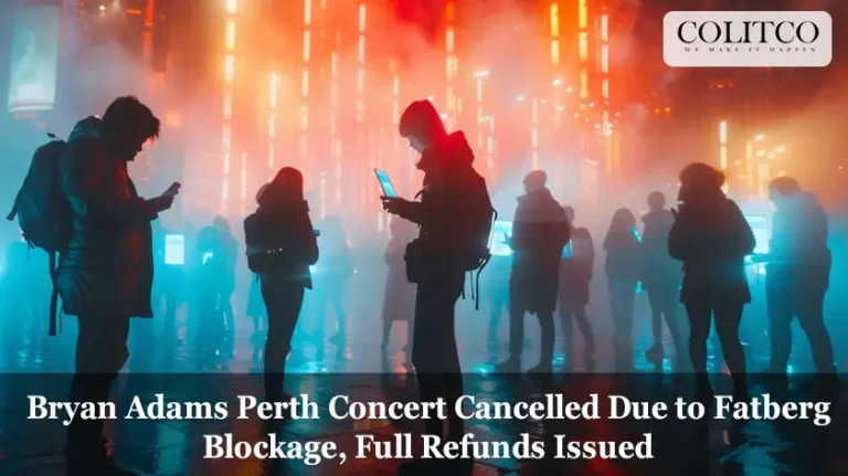 Bryan Adams Perth Concert Cancelled Due to Fatberg Blockage, Full Refunds Issued
