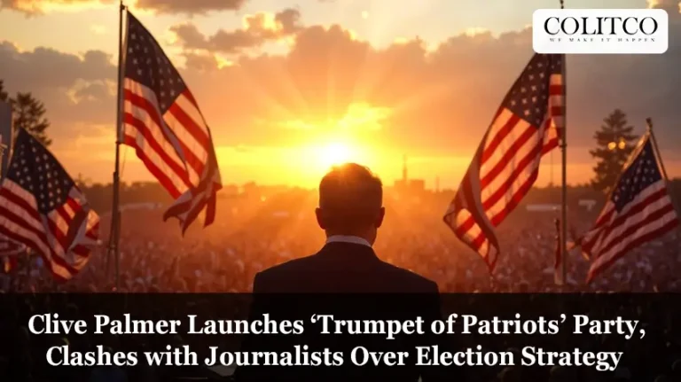 Clive Palmer Launches ‘Trumpet of Patriots’ Party, Clashes with Journalists Over Election Strategy