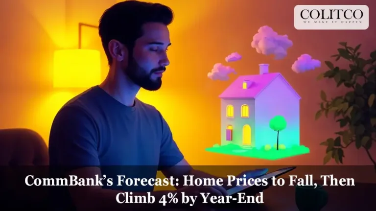 CommBank’s Forecast: Home Prices to Fall, Then Climb 4% by Year-End