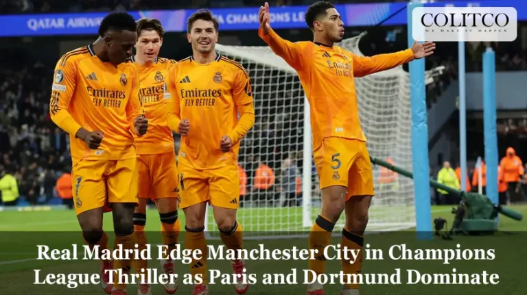 Real Madrid Edge Manchester City in Champions League Thriller as Paris and Dortmund Dominate