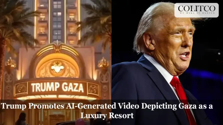 Trump Promotes AI-Generated Video Depicting Gaza as a Luxury Resort