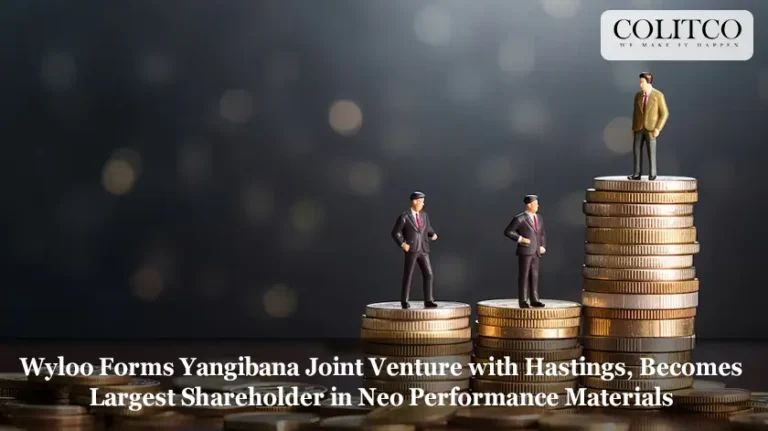 Wyloo Forms Yangibana Joint Venture with Hastings, Becomes Largest Shareholder in Neo Performance Materials