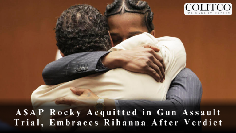 A$AP Rocky Acquitted in Gun Assault Trial, Embraces Rihanna After Verdict