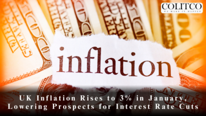 UK Inflation Rises to 3% in January, Lowering Prospects for Interest Rate Cuts
