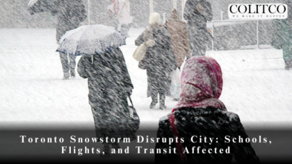 Toronto Snowstorm Disrupts City: Schools, Flights, and Transit Affected