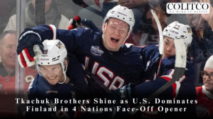 Tkachuk Brothers Shine as U.S. Dominates Finland in 4 Nations Face-Off Opener