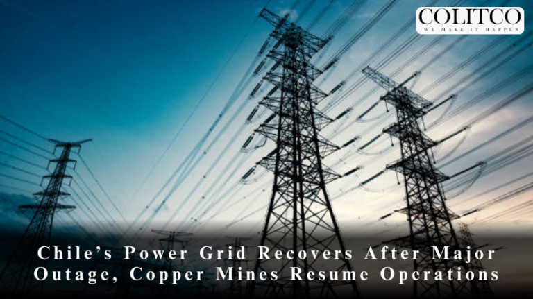 Chile’s Power Grid Recovers After Major Outage, Copper Mines Resume Operations