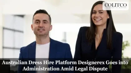 Australian fashion rental site Designerex collapses.