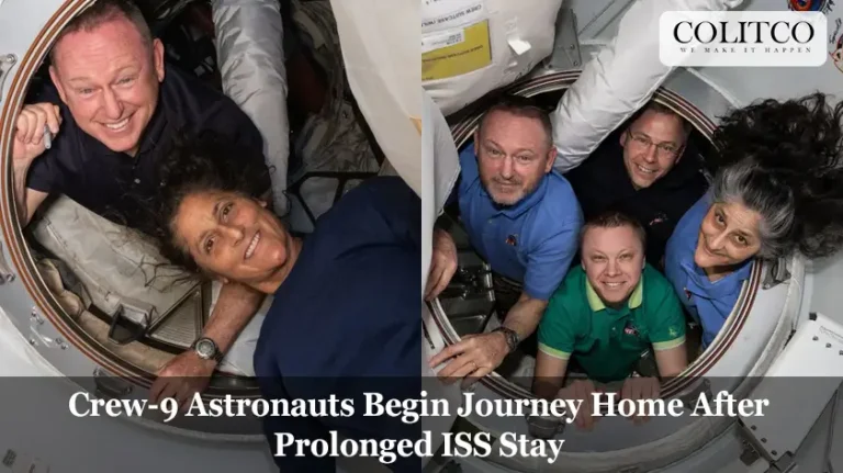 Crew-9 Astronauts Begin Journey Home After Prolonged ISS Stay