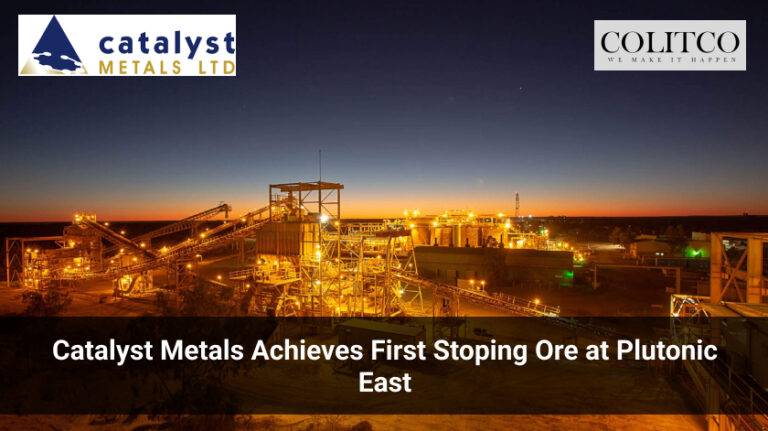 Catalyst Metals Achieves First Stoping Ore at Plutonic East