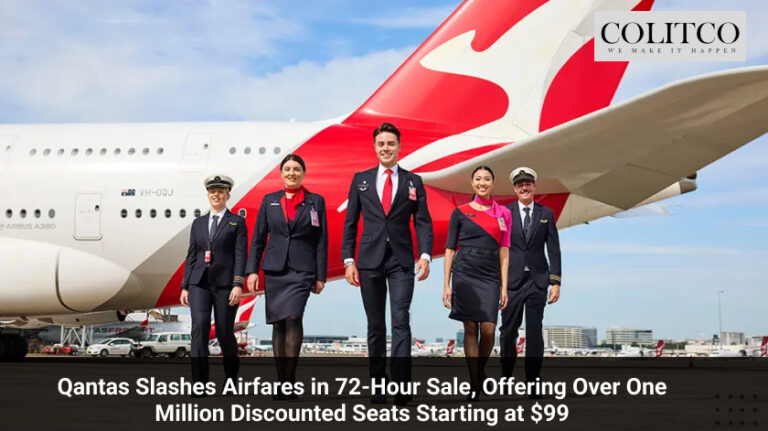 Qantas Slashes Airfares in 72 Hour Sale,OfferingOver One Million Discounted Seats Starting at $99