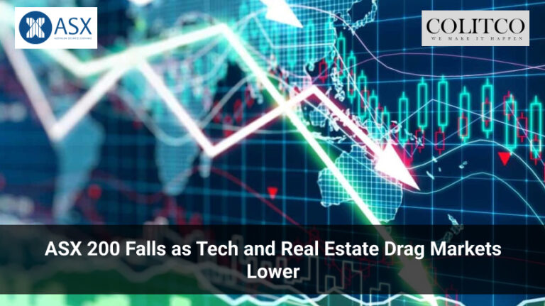 ASX 200 Falls as Tech and Real Estate Drag Markets Lower