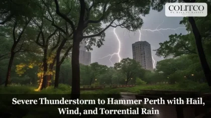 Severe Thunderstorm to Hammer Perth with Hail, Wind, and Torrential Rain