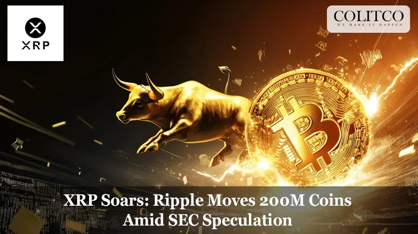 XRP price surge as Ripple moves 200 million coins amid ongoing SEC speculation.