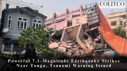 Powerful 7.1-Magnitude Earthquake Strikes Near Tonga, Tsunami Warning Issued
