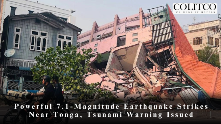 Powerful 7.1-Magnitude Earthquake Strikes Near Tonga, Tsunami Warning Issued