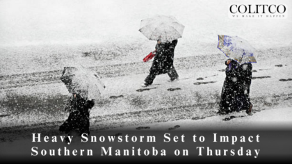 Heavy SnowstormSet to Impact SouthernManitoba on Thrusday