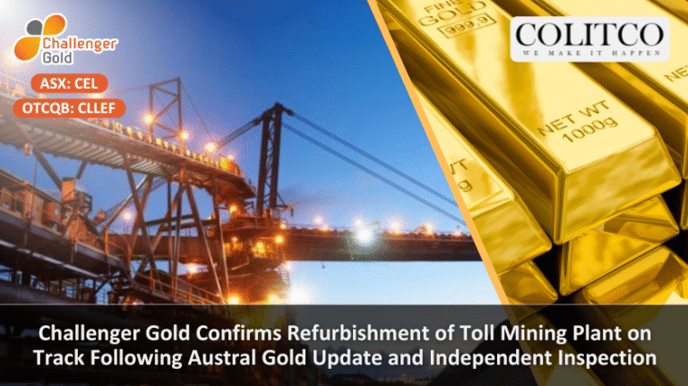 Challenger Gold Limited – Refurbishment of Toll Milling Plant on Track