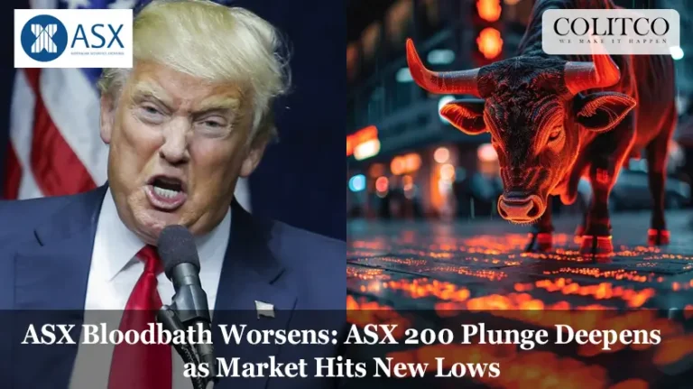 ASX Bloodbath Worsens: ASX 200 Plunge Deepens as Market Hits New Lows