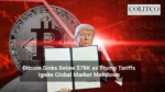 Bitcoin Sinks Below 78K as Trump Tariffs Ignite Global Market Meltdown