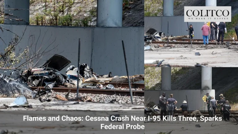 Flames and Chaos_ Cessna Crash Near I-95 Kills Three, Sparks Federal Probe