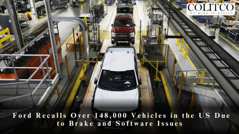 Ford Recalls Over 148,000 Vehicles in the US Due to Brake and Software Issues