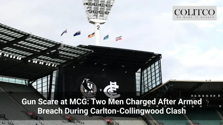 Gun Scare at MCG Two Men Charged After Armed Breach During Carlton-Collingwood Clash