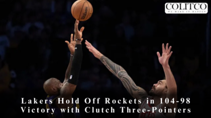Lakers Hold Off Rockets in 104-98 Victory with Clutch Three-Pointers