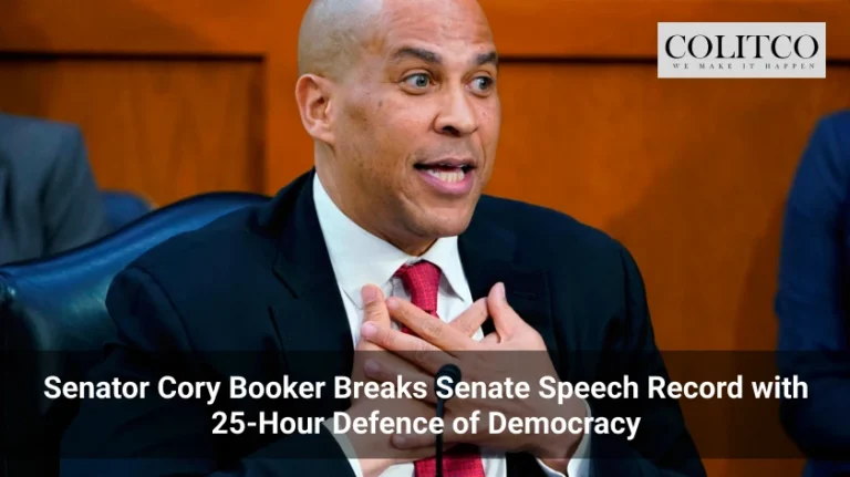 Senator Cory Booker Breaks Senate Speech Record with 25-Hour Defence of Democracy