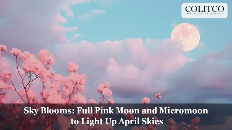 Sky Blooms Full Pink Moon and Micromoon to Light Up April Skies