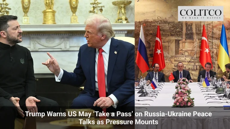 Trump Warns US May ‘Take a Pass’ on Russia-Ukraine Peace Talks as Pressure Mounts