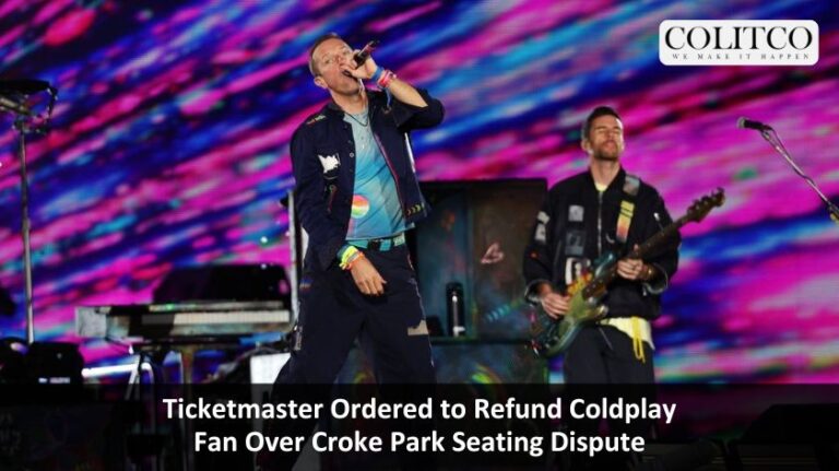 Ticketmaster Ordered to Refund Coldplay Fan Over Croke Park Seating Dispute