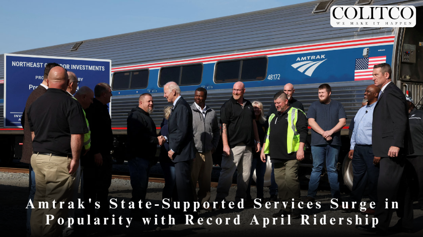 Amtrak's State-Supported Services Surge in Popularity with Record April Ridership
