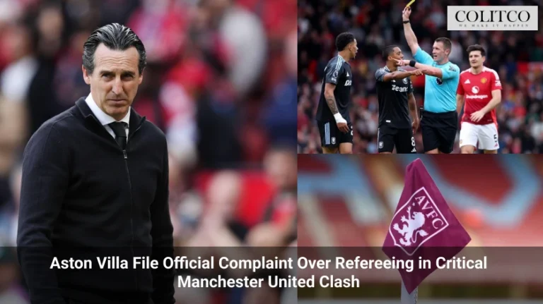 Aston Villa Protest Refereeing in Man Utd Defeat