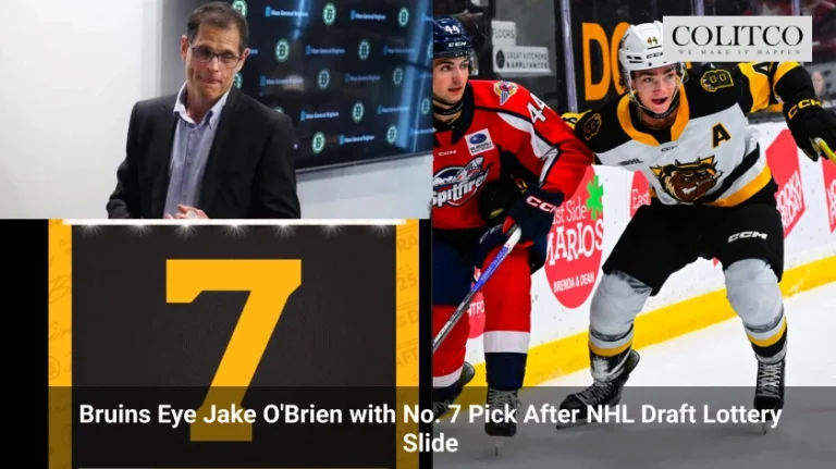 Bruins Eye Jake O'Brien with No. 7 Pick After NHL Draft Lottery Slide